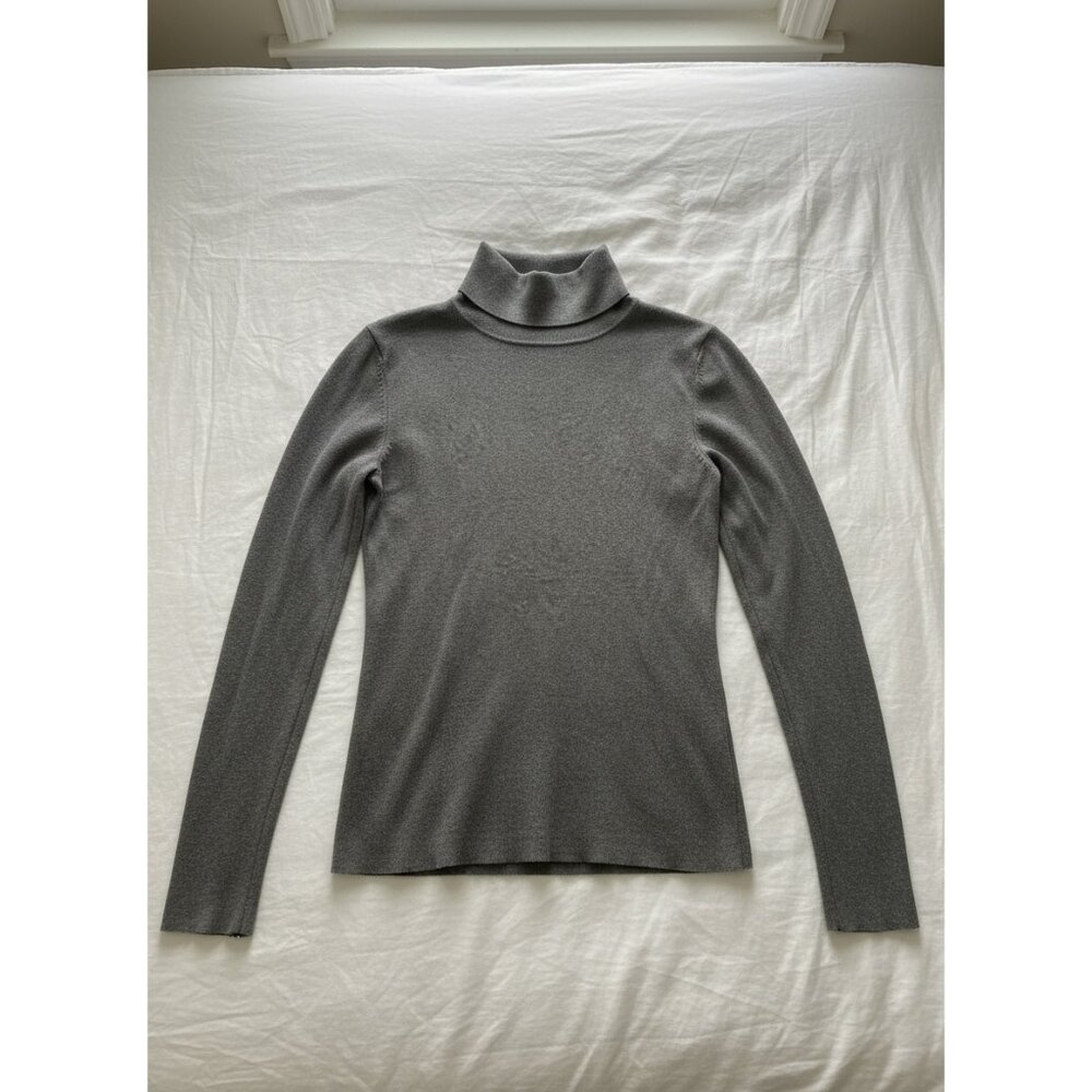 White‎ House Black Market Gray Turtleneck Sweater